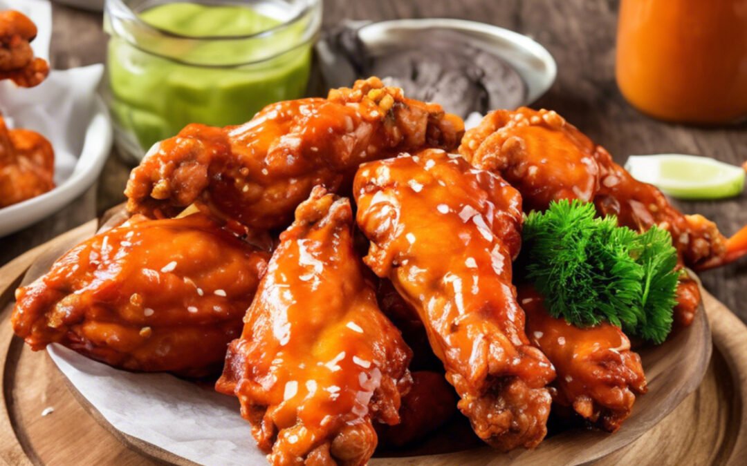 Sweet and Hot Buffalo Chicken Wings